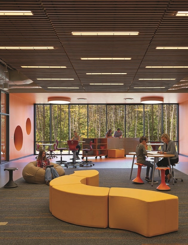 Common room with Shift + furniture