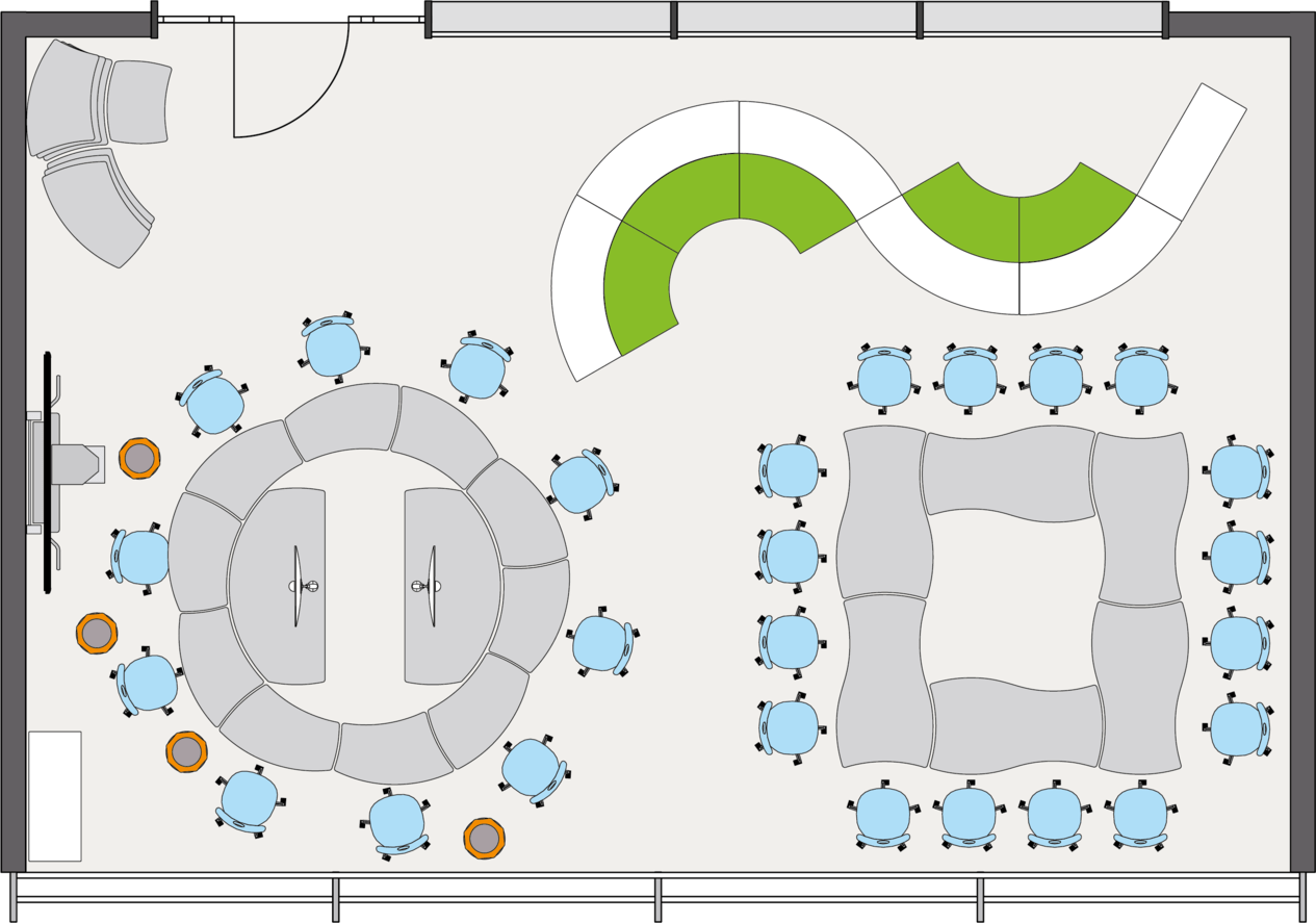 Shift furniture lay out example 13
