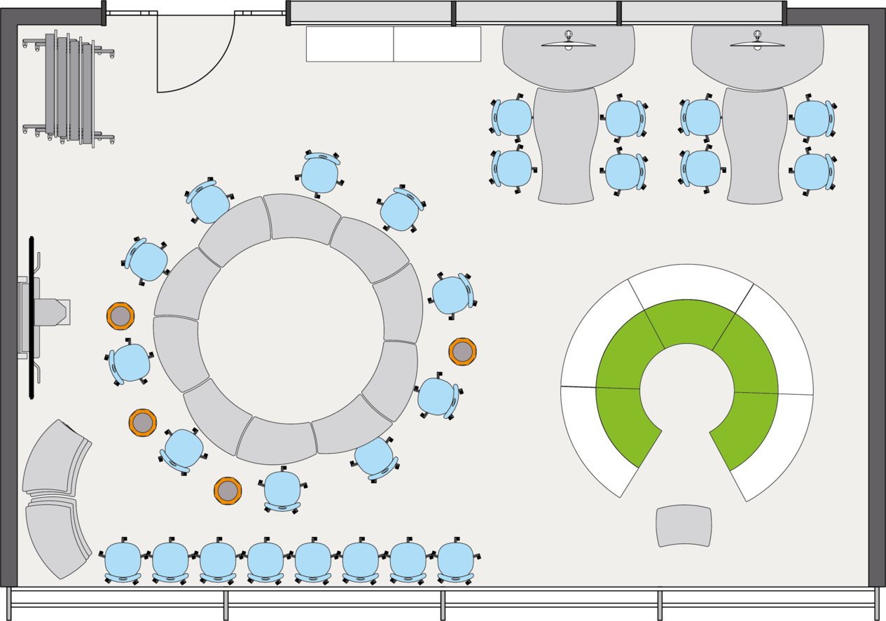 Shift furniture lay out example 11