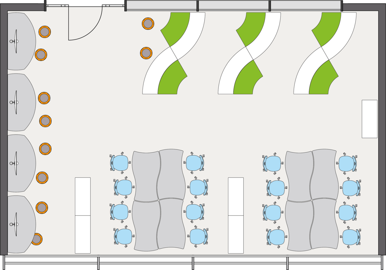 Shift furniture lay out example 10