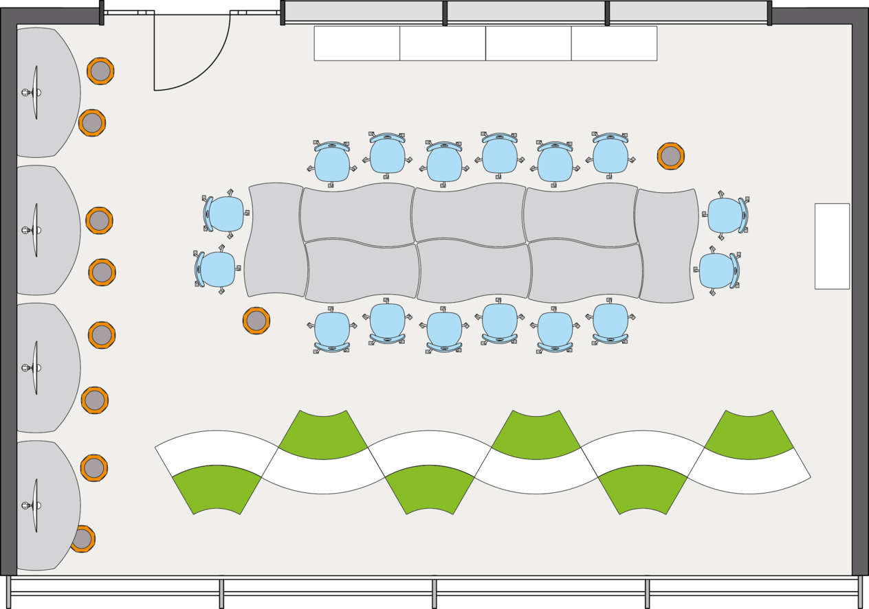 Shift furniture lay out example 9