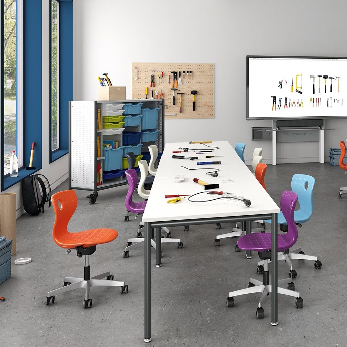 Technology room with furniture from VS