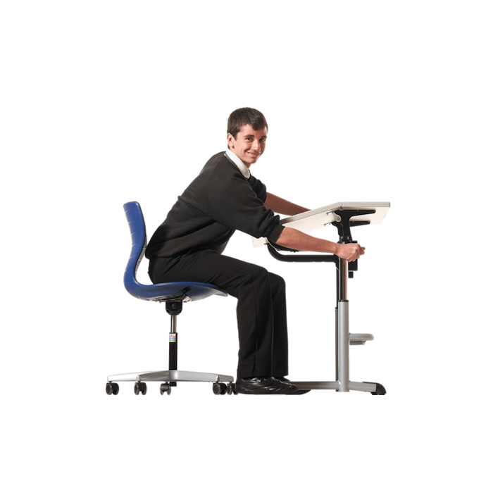 Student on PantoMove chair with Duo Tec table