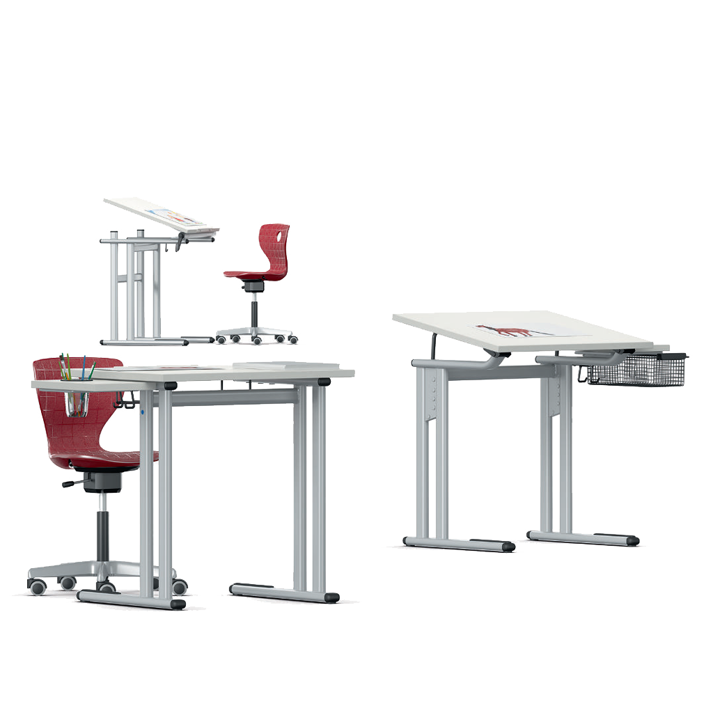 Duo Tec table with PantoMove chair