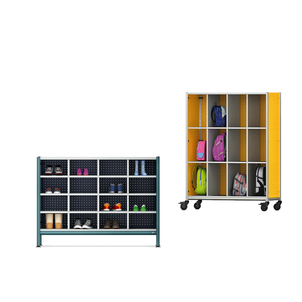 Serie 600 Shoe and bag storage