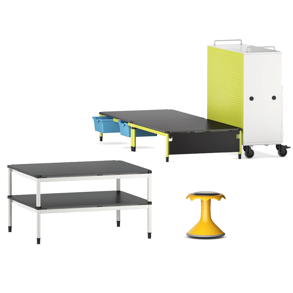 Shift + Up platforms and stages