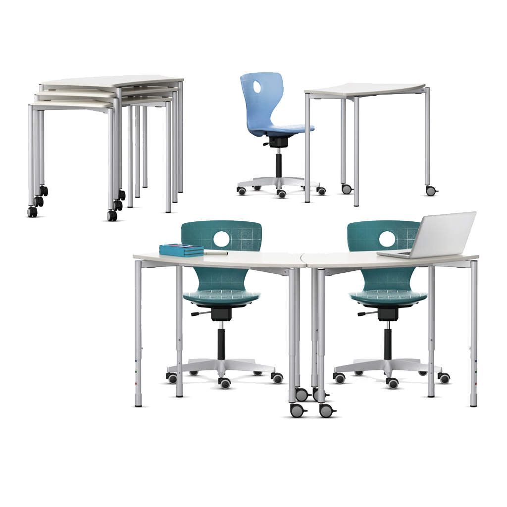 Concave and convex tables from VS Furniture