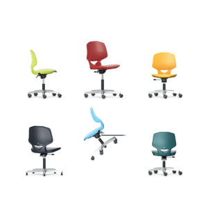 JUMPER Air Move - a continuously height-adjustable swivel chair