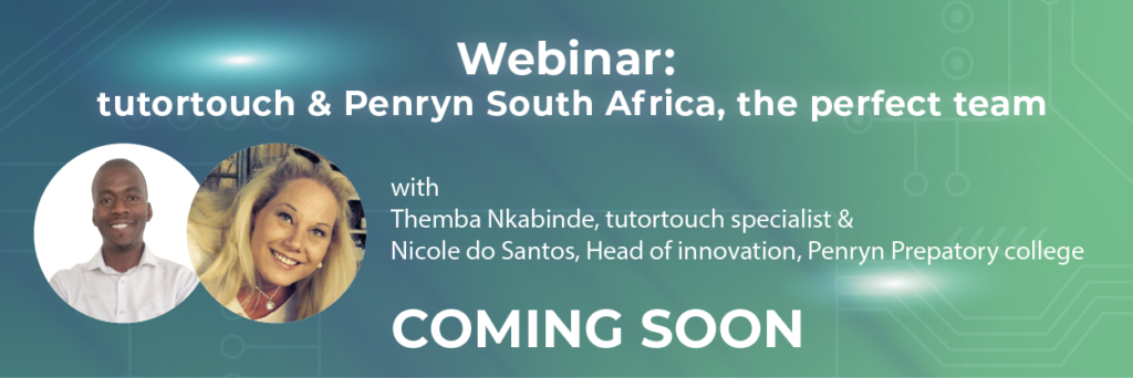 Webinar Banner: tutortouch coming soon