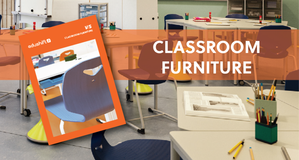 Edushift classroom furniture booklet marketing image